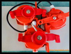 皮帶輸送機(jī)的保護(hù)裝置HQRLS-800mm水泥廠跑偏開關(guān)供應(yīng)